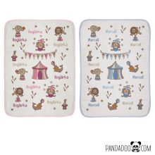 Cirkuszos babatakaró névvel (több színben)