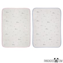 Csillagos babatakaró, névvel