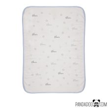 Csillagos babatakaró, névvel