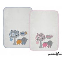 Elefántok babatakaró névvel (több színben)