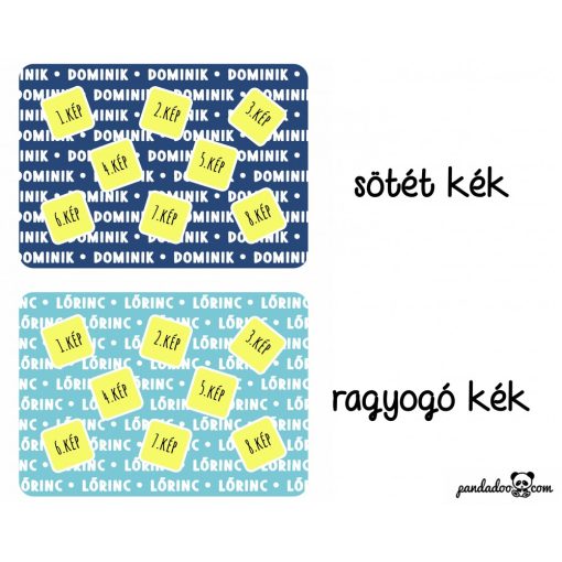 Fotóalbum polár babatakaró névvel (több színben)