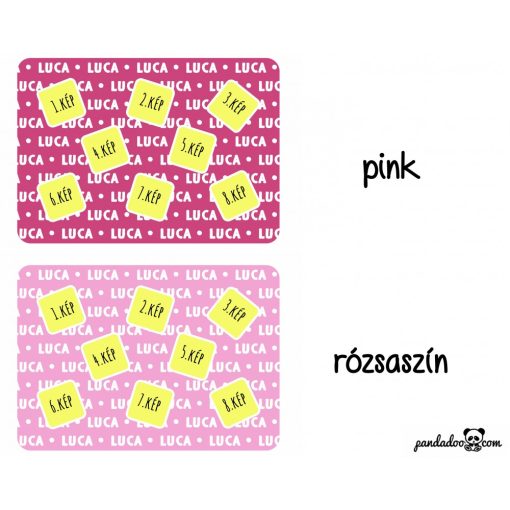 Fotóalbum polár babatakaró névvel (több színben)