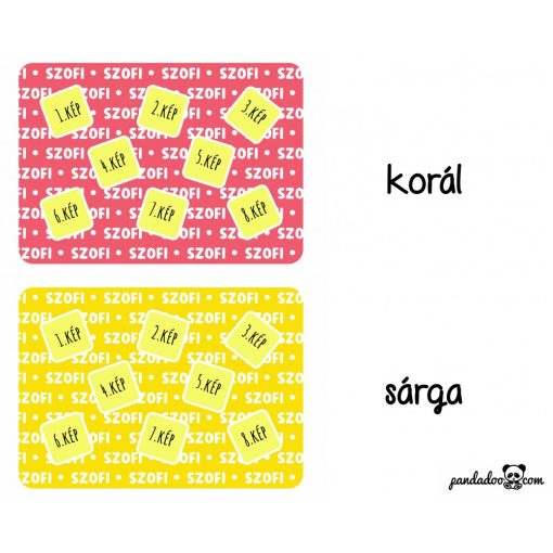 Fotóalbum polár babatakaró névvel (több színben)