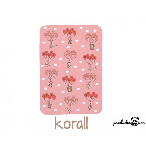 Név a lufikban polár babatakaró névvel (több színben)