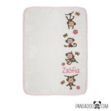 Majmos babatakaró névvel (több színben)