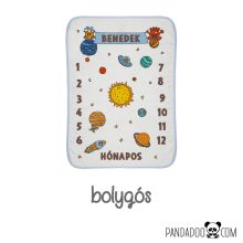 Mérföldkő babatakaró névvel (több színben)