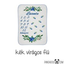 Mérföldkő babatakaró névvel (több színben)