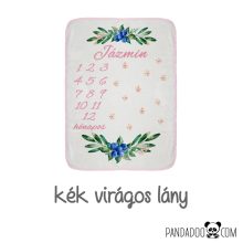 Mérföldkő babatakaró névvel (több színben)