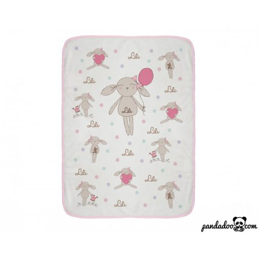 Nyuszis babatakaró névvel, több színben