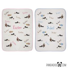 Tacskók babatakaró névvel (több színben)