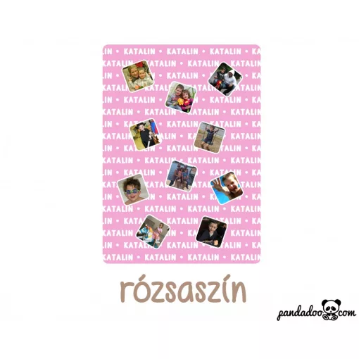Fotóalbum polár takaró felnőtt méretben (több színben)