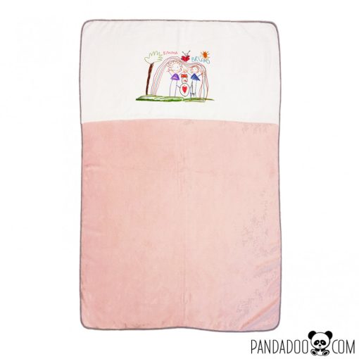 Gyerekrajzos felnőtt-takaró (több színben)
