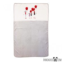 Gyerekrajzos felnőtt-takaró (több színben)