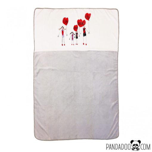 Gyerekrajzos felnőtt-takaró (több színben)