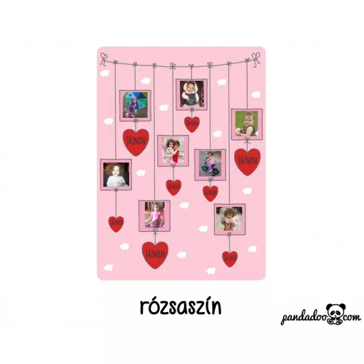 Teregető szívek, fényképes polár takaró felnőtt méretben (több színben)