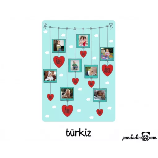 Teregető szívek, fényképes polár takaró felnőtt méretben (több színben)