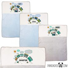 Kisvonat potyautassal - takaró névvel, több színben