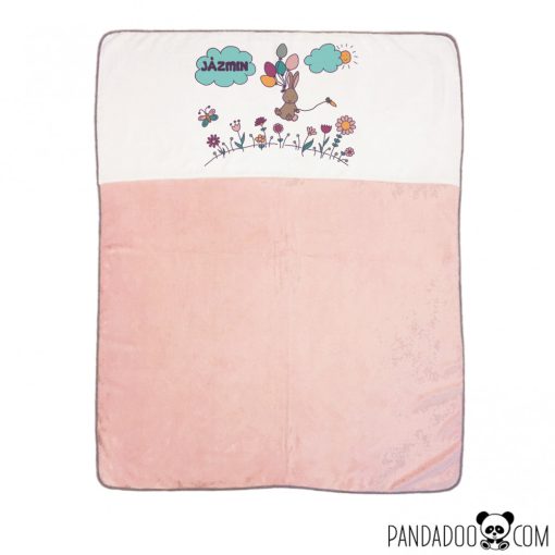 Nyuszi lufikkal - gyerektakaró több színben