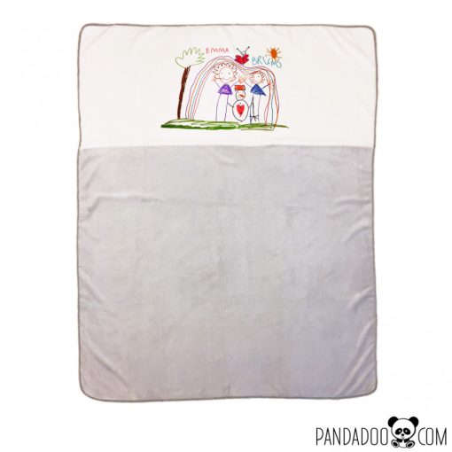 Gyerekrajzos takaró több színben