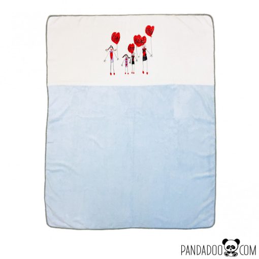 Gyerekrajzos takaró több színben