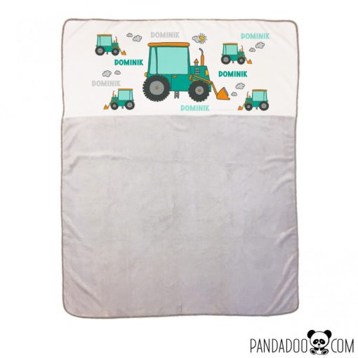 Traktor - neves takaró (fényképpel), több színben