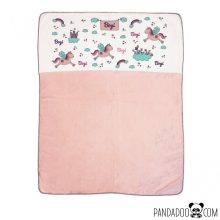 Unikornis - névre szóló gyerektakaró (fényképpel), több színben