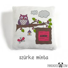 Bagoly párna névvel, több színben