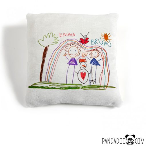 Gyerekrajzos párna