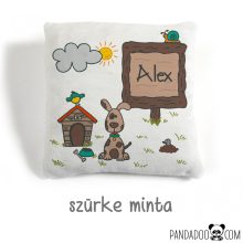 Kutyuska párna névvel