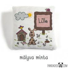 Kutyuska párna névvel