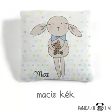 Nyuszis párna névvel, több mintával