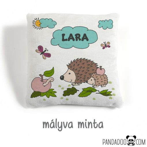 Sünik - névre szóló párna