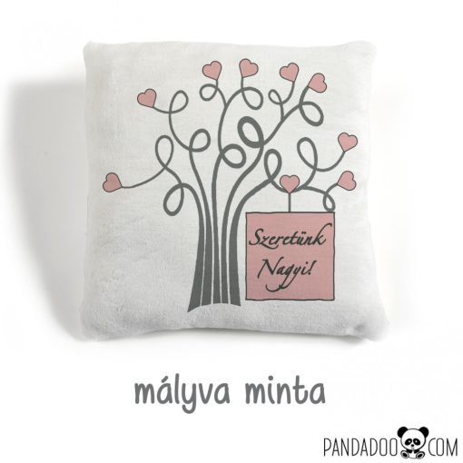 Szívfa párna több színben (fényképes takaró párja)