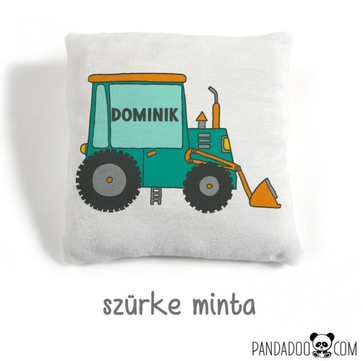 Traktor - neves párna több színben