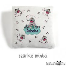 Tündéres párna névvel, több színben