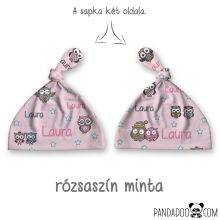 Csillagos-baglyos sapka babáknak több színben