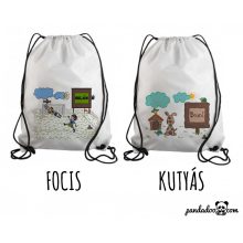 Neves, mintás tornazsák