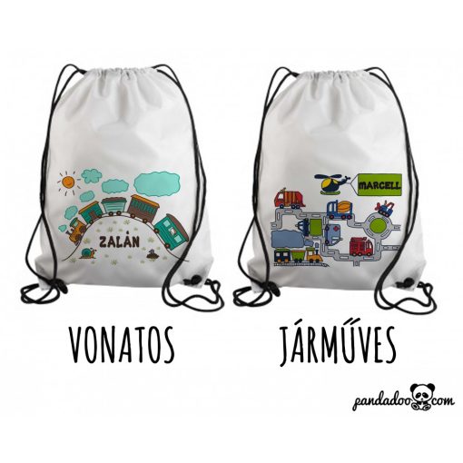 Neves, mintás tornazsák