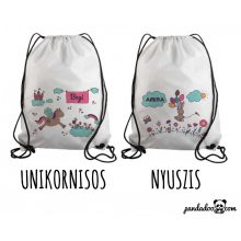 Neves, mintás tornazsák