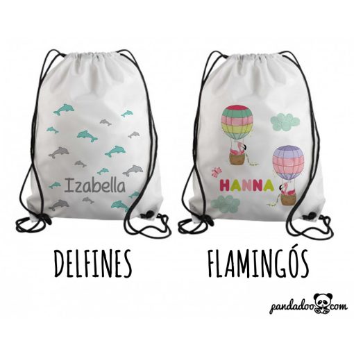 Neves, mintás tornazsák